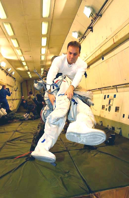 Suiting up in Zero-G